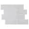 Smart Tiles 8.38 in. W X 11.56 in. L Gray Mosaic Vinyl Adhesive Wall Tile 4 pc SM1128G-04-QG - alternate 1